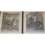 A quantity of pictures and prints to include French monochrome engravings