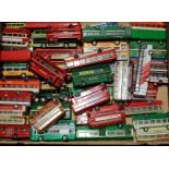 A quantity of mixed 1/76 scale boxed and part boxed public transport diecasts by EFE, Corgi,