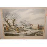 After Samuel Howitt - set of 6 sporting prints in Hogarth frames