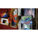 A quantity of boxed childrens toys and games to include Palm Z radio controlled plane,