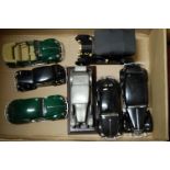 Seven various 1/18 and 1/24 scale diecast vehicles to include Franklin Mint