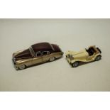 Two boxes Franklin Mint 1/24 scale diecasts to include a 1938 Jaguar SS100,