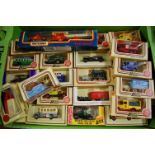 A tray of mixed modern issue diecast to include Lledo and Matchbox,