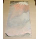Daphne Reynolds - four various watercolours to include pair volcanic mountains