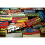 A collection of 1/76 scale public transport diecast to include Corgi Original Omnibus, EFE,