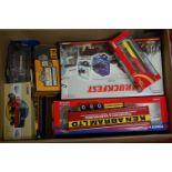 A tray of boxed and part boxed diecasts mainly to include Corgi,