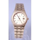 A ladies Omega Seamaster 18ct gold cased wristwatch,