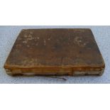 Manuscript Recipe Book, 8vo old calf, spine disintegrating, 130pp, late 18th and early 19th century,