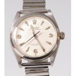 A gents Rolex steel cased Oyster Perpetual officially certified chronometer,