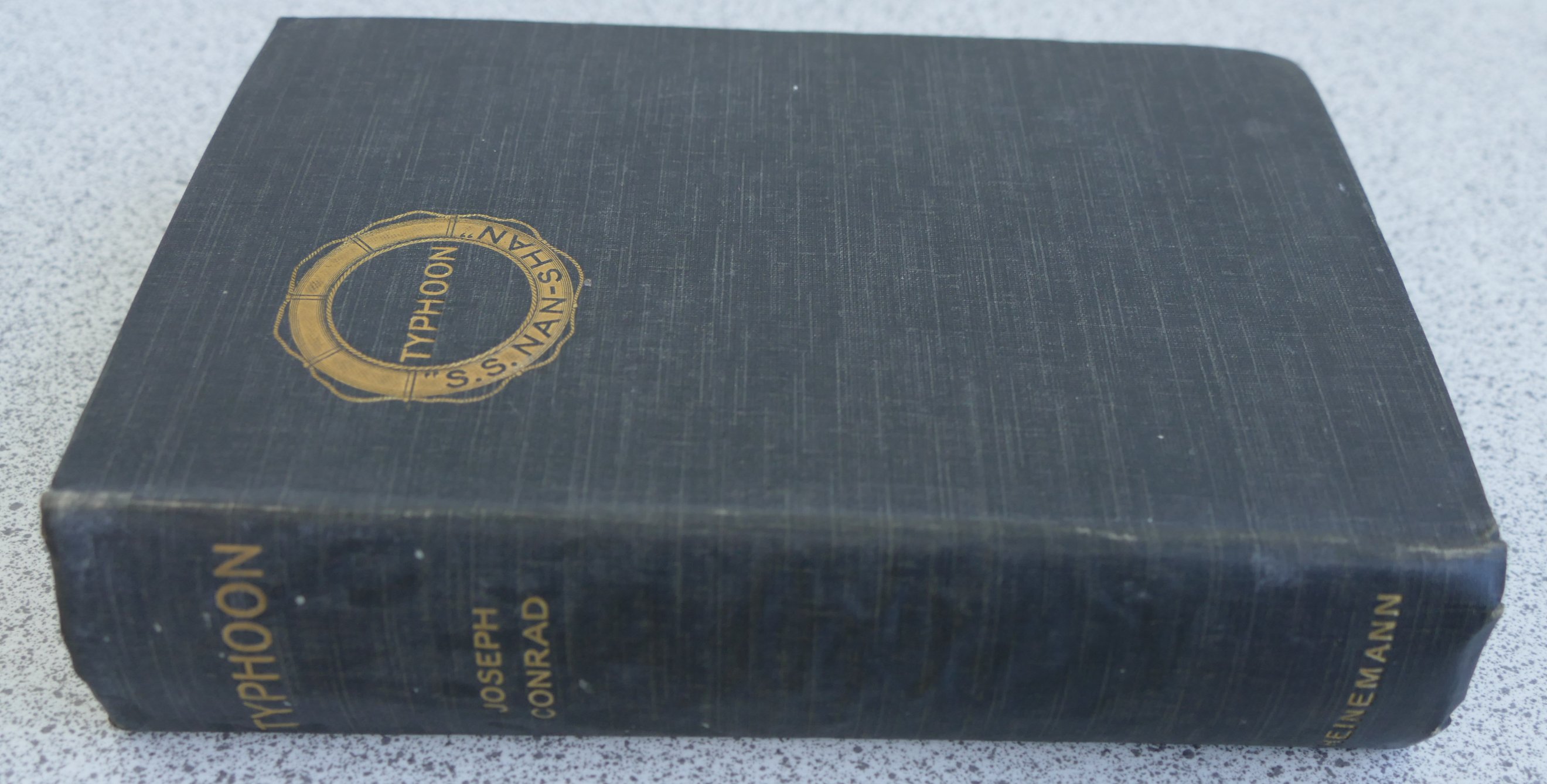 CONRAD Joseph, Typhoon, London 1903, 1st edition, 8vo publishers black cloth,