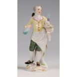 A Meissen porcelain figure 'The Waiter (Sundae)',