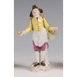 A Meissen porcelain figure 'The Oyster Seller',