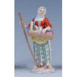 A Meissen porcelain figure 'The Savoyard Beggar',