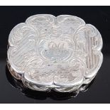 A Victorian silver vinaigrette,