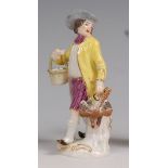 A Meissen porcelain figure 'The Poultry Seller',