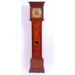 *John Shaw of Holborn - A late 17th century walnut and seaweed marquetry inlaid long case clock,