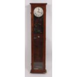 A Shortt-Synchronome oak master clock with pendulum, factory built model No.