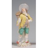 A Meissen porcelain figure 'The Lottery Seller',