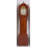 An early 19th century mahogany long case clock,