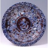 An Edward Bingham for Castle Hedingham pottery charger,