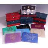 Great Britain, mixed lot of Royal mint proof coin collections, dates include; 1970, 1971, 1975,