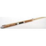 A Martin James 7ft two piece fly fishing rod,