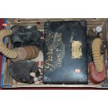 A WW II British Standard Service respirator, together with various other respirators,