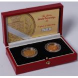 Great Britain, cased Jubilee shield sovereign 2-coin set,