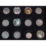 Great Britain, 12 various silver proof and other commemorative coins,