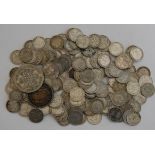 Great Britain, mixed lot of Victorian and later silver coins, to include; 1945 half crown,
