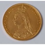 Great Britain, 1887, gold double sovereign, Victoria jubilee head, rev.