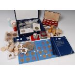 Great Britain, mixed lot of coins, to include; 1967 twelve coin set, commemorative crowns,