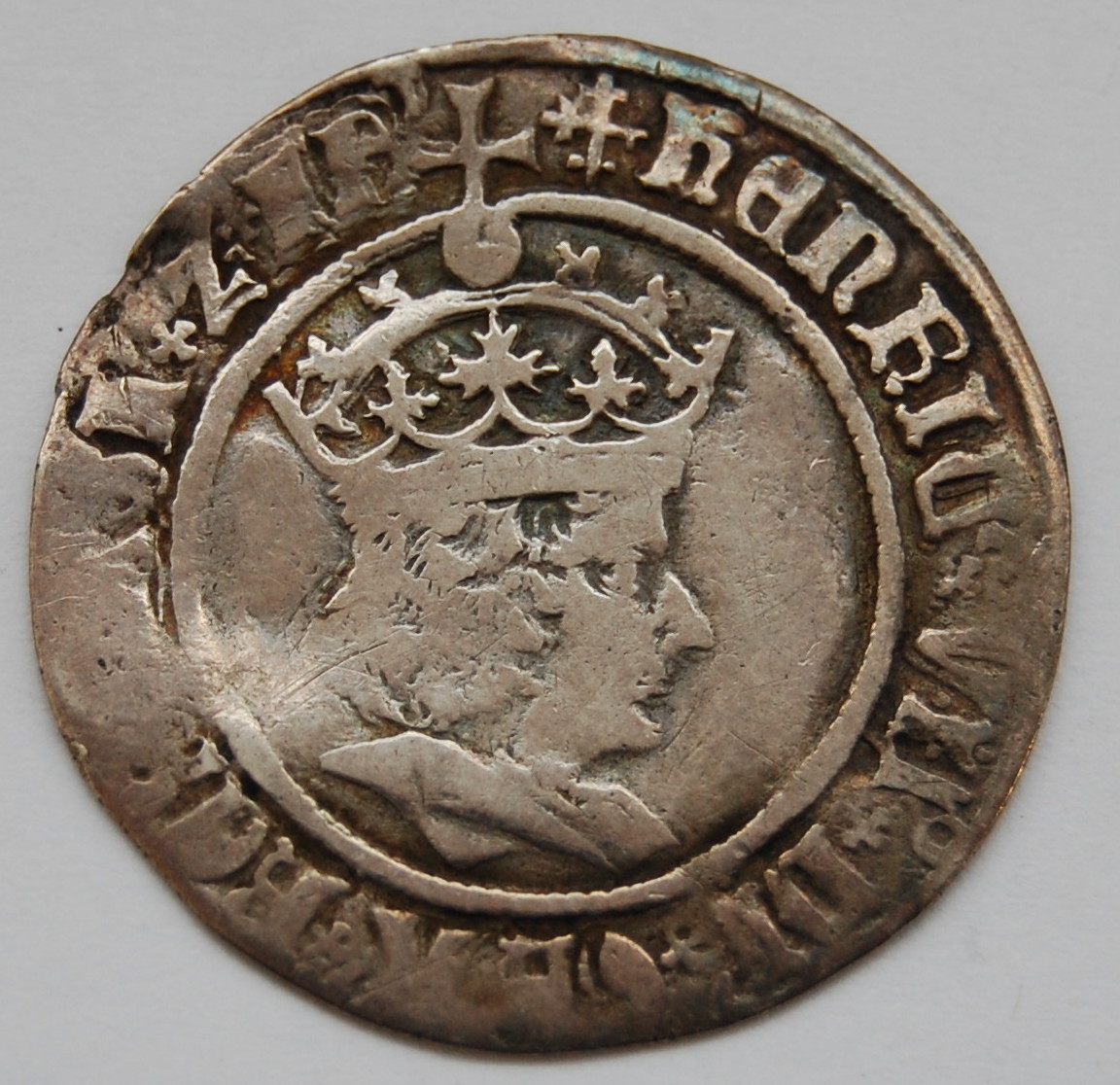 England, Henry VII groat,