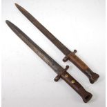 A British 1888 pattern bayonet,