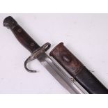 A British 1907 pattern bayonet,