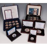 Great Britain, collection of cased Royal Wedding and Royal Birth commemorative coins,