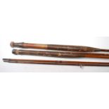 A Milward's The Specialist 9' three piece fly rod,