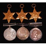 A Royal Naval group of six medals to include WW II 1939-45 Star, Atlantic Star, Pacific Star, War,