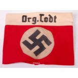 A German Org-Todt officials armband.