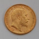 Great Britain, 1903 gold full sovereign, Edward VII, rev.