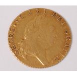 Great Britain, 1794 gold half spade guinea, George III fifth laureate and draped bust, rev.