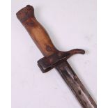 A French model 1892 bayonet,