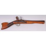 A small flintlock coaching blunderbuss,