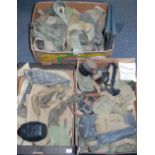 A large collection of mainly WW II and later gaiters, satchels and webbing etc.