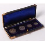 Great Britain, 1902 Maundy Money 4-coin set, Edward VII, rev.