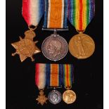 A WW I trio to include 1914-15 Star, British War and Victory, naming 1683 GNR. C.T. BARBER. M.M.G.S.