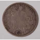 Papal States, 1778, ½ scudo, Pius VI, rev.