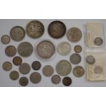 Great Britain, mixed lot George III and later silver coins, to include; 1816 George III sixpence,