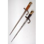 A French model 1874 Gras bayonet,