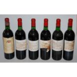 Château Cissac, 1976, Haut-Medoc, one bottle; four others 1979; and Château Malescot St.
